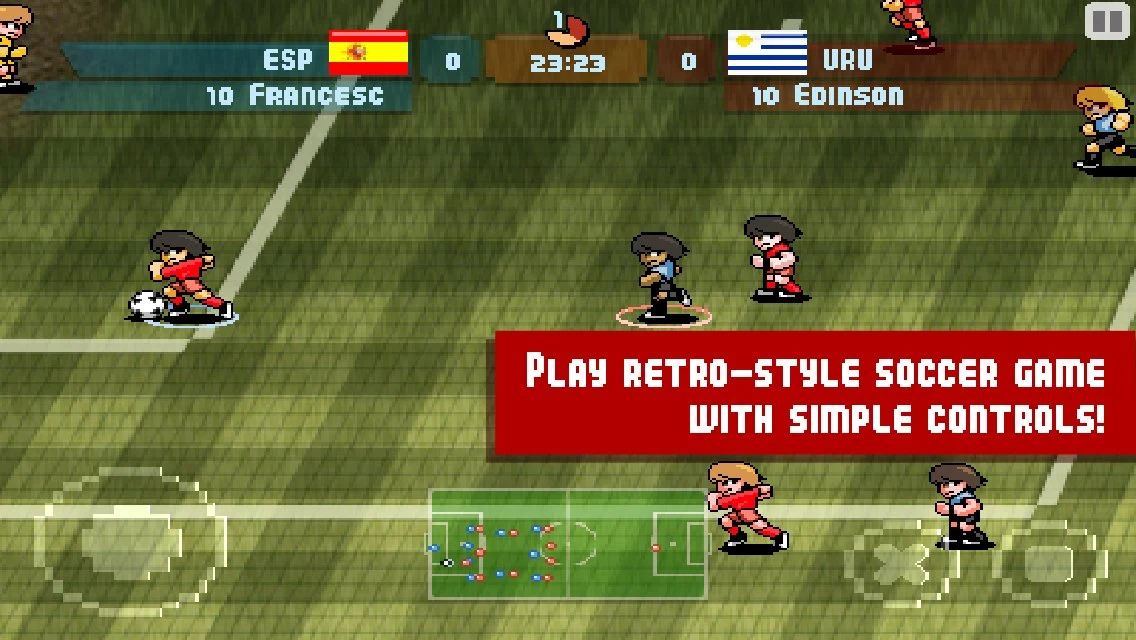 Pixel Cup Soccer screenshot